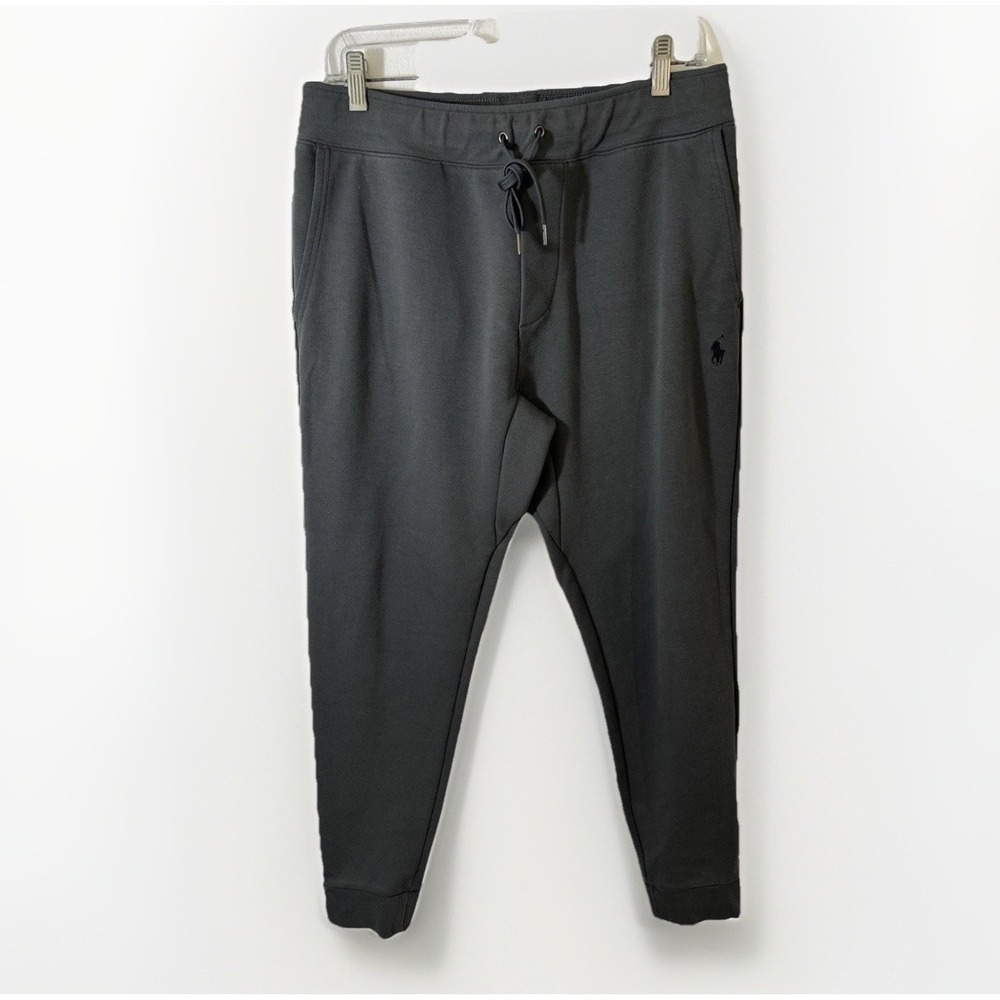 Polo Ralph Lauren Jogger Pants Men's Size Medium (32x28) Gray Mock Fly Stretch - Picture 1 of 10